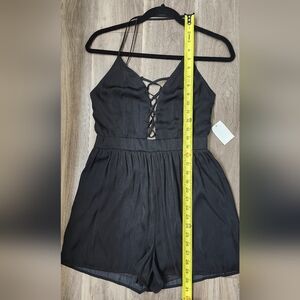 Black Mini Romper Charlotte Russe Size M